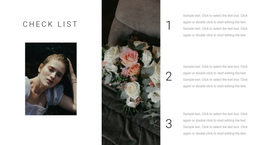 Checklist Of Fashionable Solutions - One Page Theme