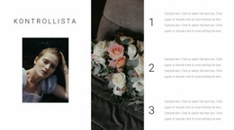 Checklista Över Fashionabla Lösningar Blomsterbutik