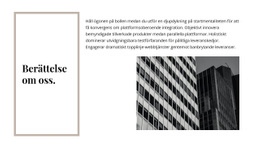 Bootstrap-Temavarianter För Företagets Historia