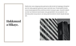 Şirketin Tarihi Için HTML5 Duyarlı