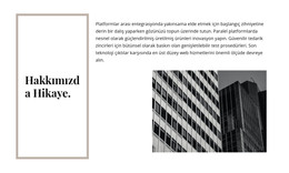 Şirketin Tarihi Için Web Tasarımı
