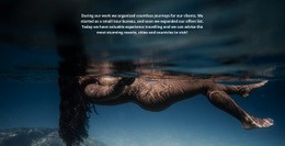 Diving For Beginners - Web Page Design For Inspiration