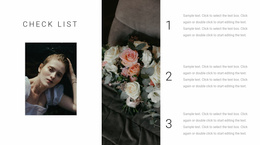 Checklist Of Fashionable Solutions - Simple Website Template