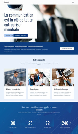 La Clé Du Commerce Mondial - Modèle HTML Et CSS