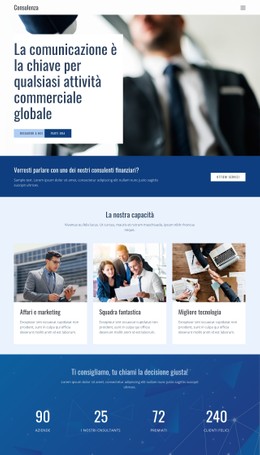 Chiave Per Il Business Globale - Miglior Modello CSS