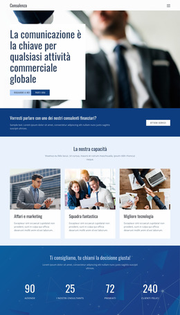 Chiave Per Il Business Globale - Modello Joomla Per Qualsiasi Dispositivo