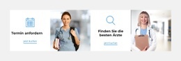 Klinik Besuchen – Einfacher Website-Builder