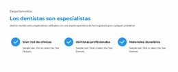 Especialistas Del Departamento Clínico - HTML Website Builder