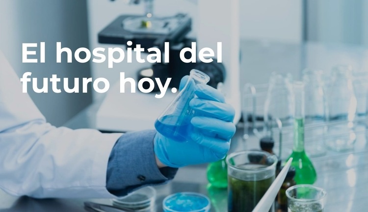 El futuro hospitalario Creador de sitios web HTML