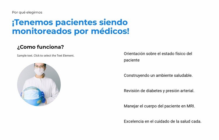 Tenemos los mejores doctores Plantillas de creación de sitios web