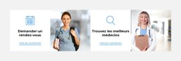 HTML5 Réactif Pour Visiter La Clinique