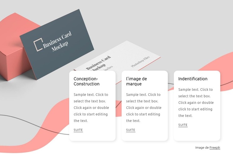 Image de marque, création et conception graphique Modèle CSS
