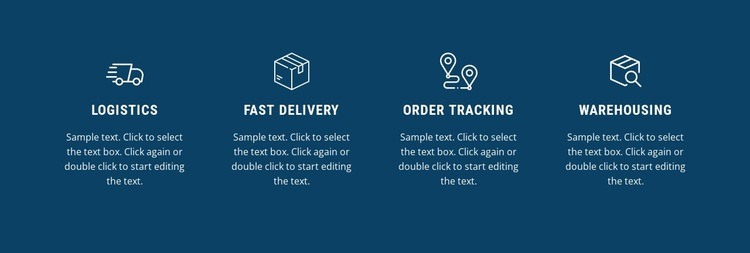 Fast delivery Homepage Design