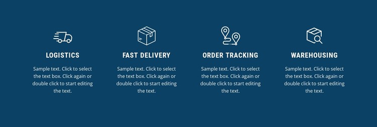 Fast delivery HTML Template