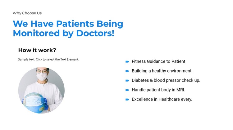 We have the best doctors HTML Template