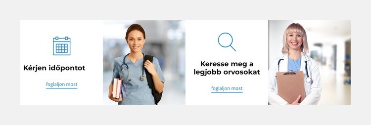 Látogassa meg a klinikát Sablon