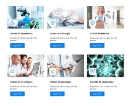 Seleziona Il Servizio Della Clinica - Website Creation HTML