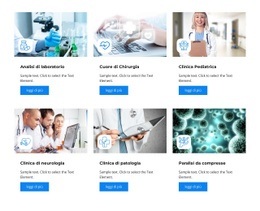 Seleziona Il Servizio Della Clinica Multiuso