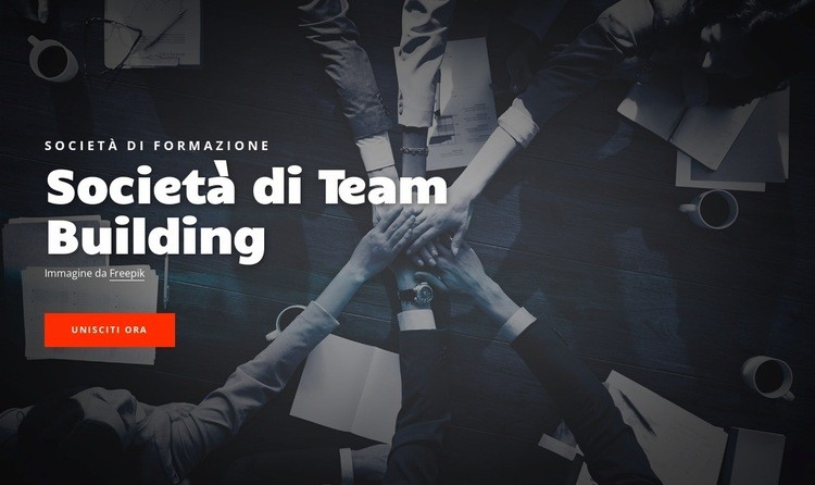 Azienda di team building Modello HTML5