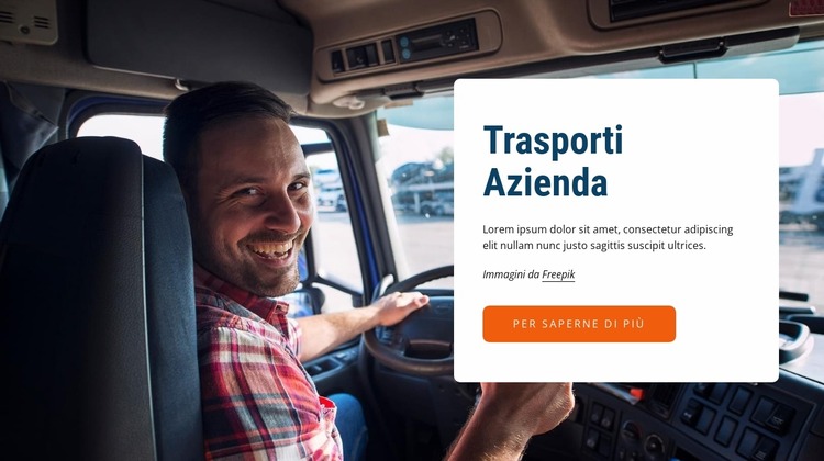 Compagnia di trasporto Modello Joomla