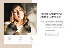 Modello CSS Per Perché Amiamo Gli Animali Domestici