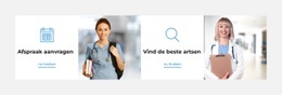 Bezoek Kliniek - HTML5-Sjablooninspiratie