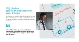 Wij Geven Om Gezondheid Html5 Responsieve Sjabloon