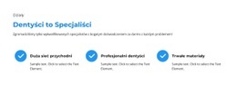 Specjaliści Działu Kliniki - Prototyp Strony Internetowej