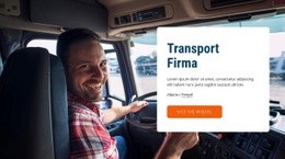 Firma Transportowa - Łatwy W Użyciu Szablon HTML5