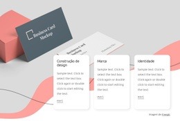 Branding, Criação E Design Gráfico Modelo HTML5