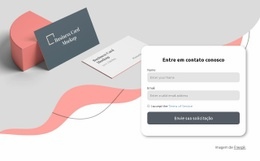 Entre Em Contato Com Nossa Equipe Global De Especialistas Em Branding - Modelo HTML5 Pronto Para Usar