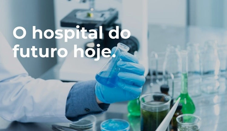 O futuro hospitalar Modelo de uma página