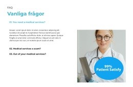 Patienterna Är Alltid Glada HTML5 & CSS3-Mall