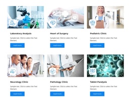 Select Clinic Service - Bootstrap Template