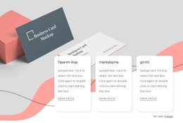 Markalaşma, Yaratıcı Ve Grafik Tasarım Premium Şablon