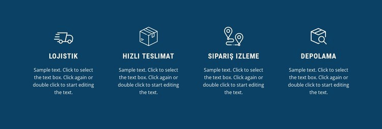 Hızlı teslimat Html Web Sitesi Oluşturucu