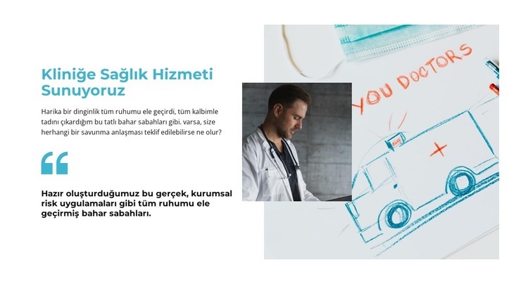 sağlığı önemsiyoruz Html Web Sitesi Oluşturucu