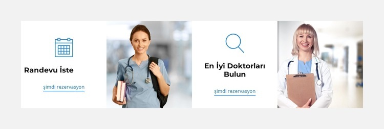 Kliniği ziyaret edin Web Sitesi Oluşturucu Şablonları