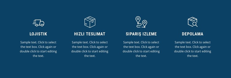 Hızlı teslimat WordPress Teması