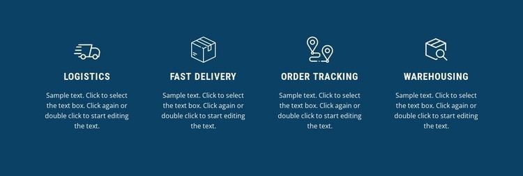 Fast delivery Webflow Template Alternative