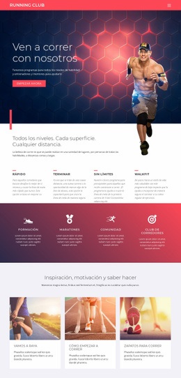Correr Y Deportes - Diseño De Sitios Web