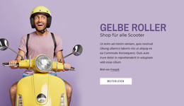 HTML-Seite Für Gelbe Roller