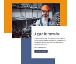 A Gyár Átszervezése – Ingyenes WordPress Téma