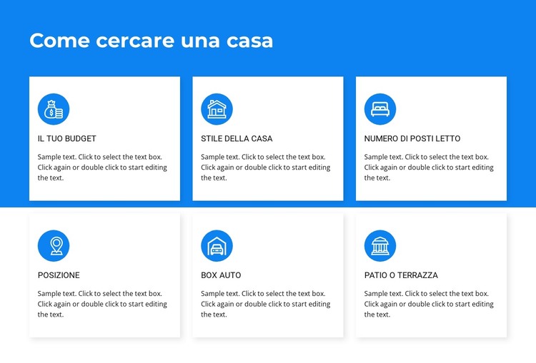 Come creare una casa Modello HTML