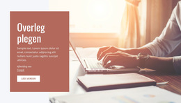 Medewerkers Van Digitale Kwaliteit Sjabloon Voor Één Pagina