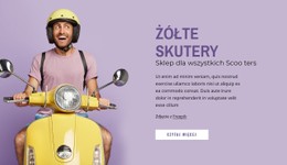 Żółte Skutery Szablon Projektu