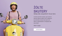 Żółte Skutery - Łatwy W Użyciu Szablon Joomla