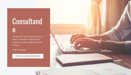 Associados De Qualidade Digital Modelo De Página Única