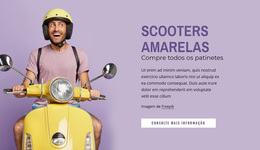 Tema WordPress Premium Para Patinetes Amarelas