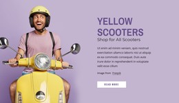 Yellow Scooters - Free Download Static Site Generator